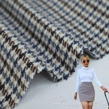 Woven Polyester Tweed Fabric For Winter Coat